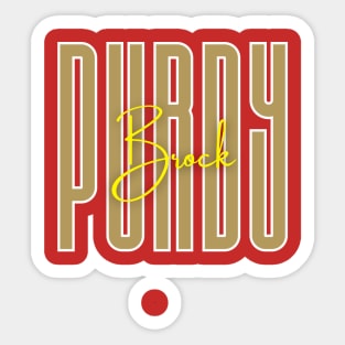 BROCK PURDY Sticker